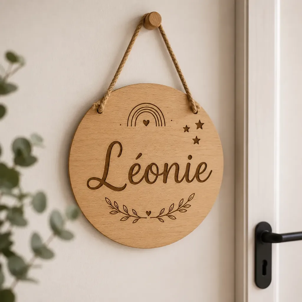 Décoration prénom enfant ou plaque de porte